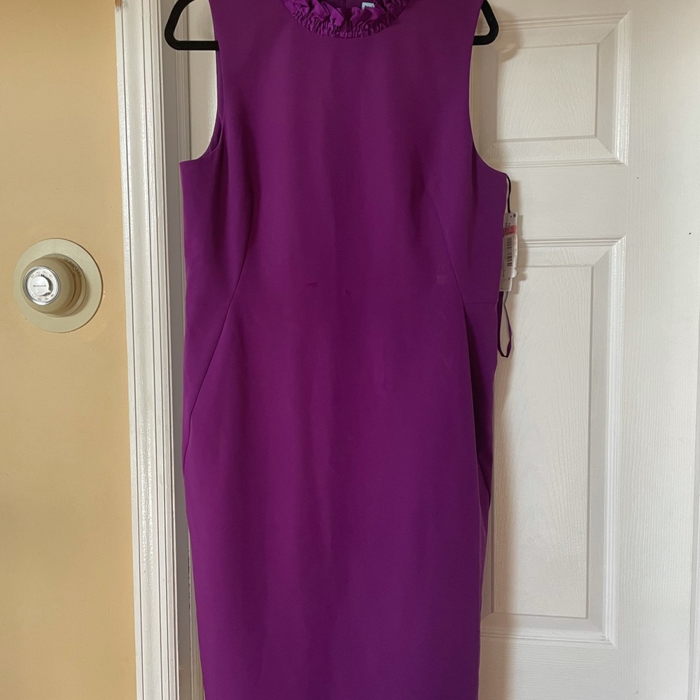 Antonio Melani Sleeveless Purple Dress